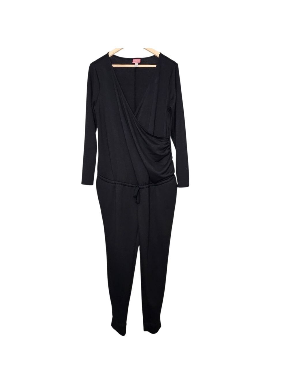 Paisley Sky Maternity Jumpsuit Size M | Black Long Sleeve